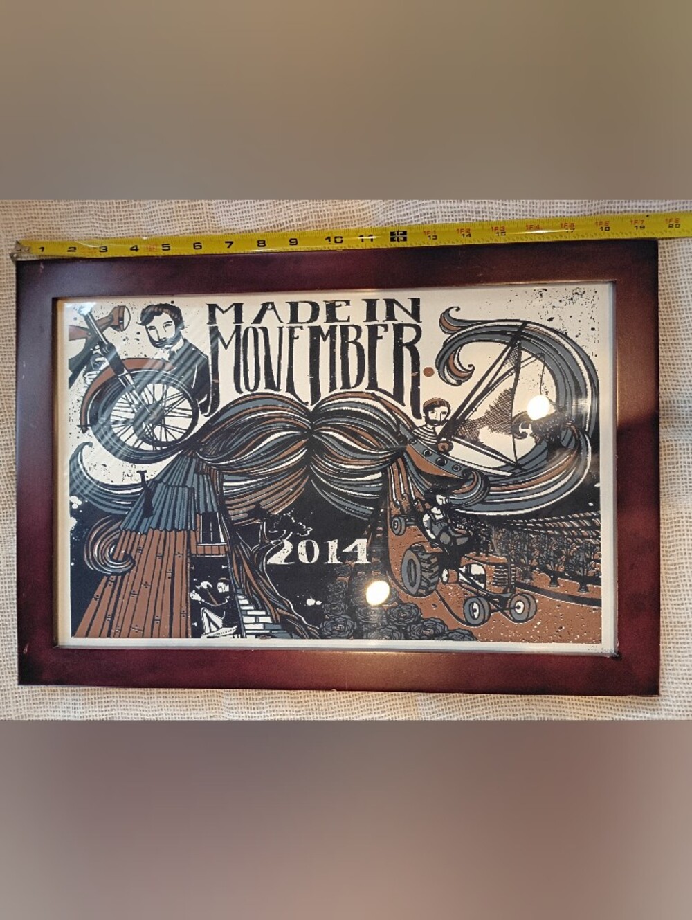 Made In Movember Print 2014